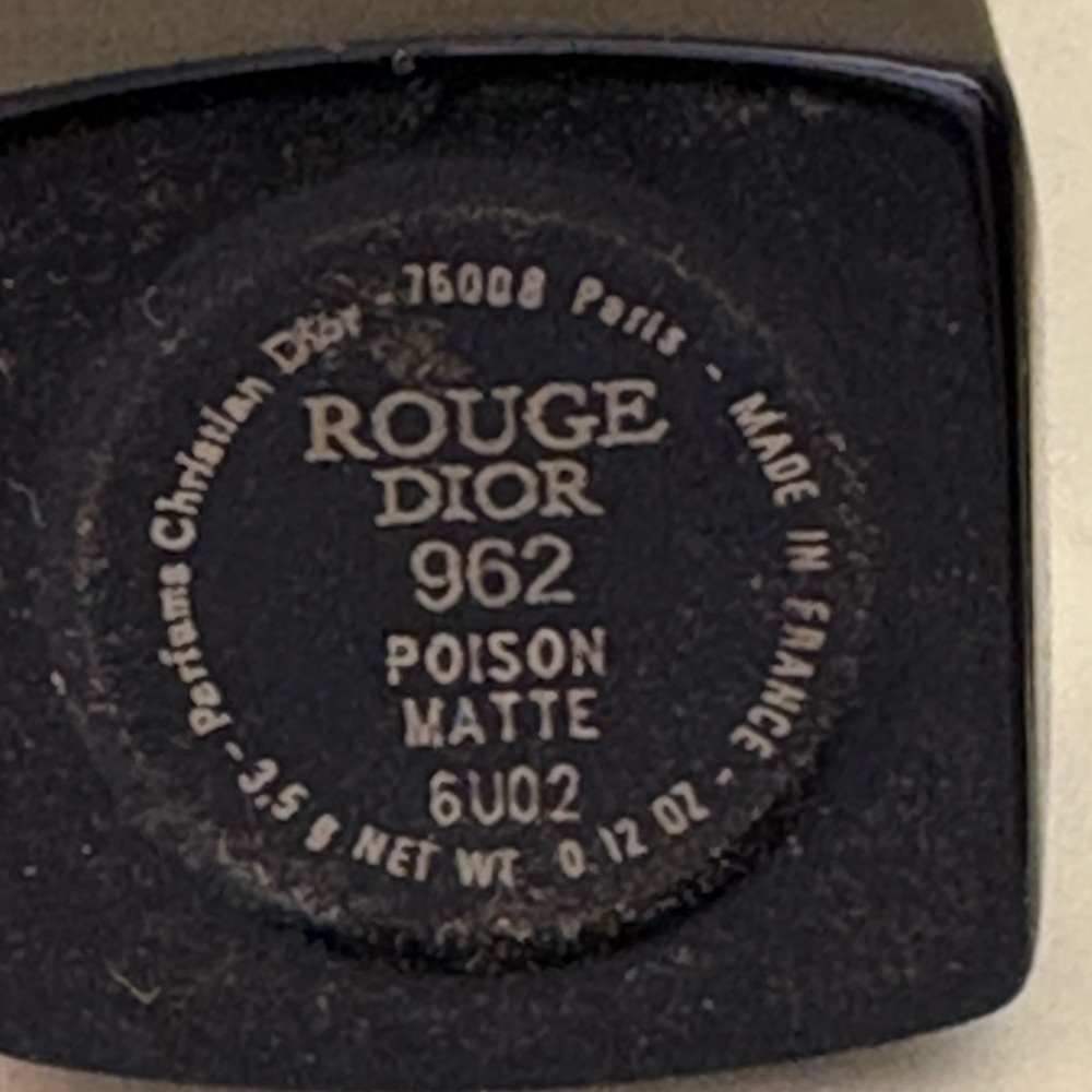 Dior Rouge 962 Poison Matte Lipstick